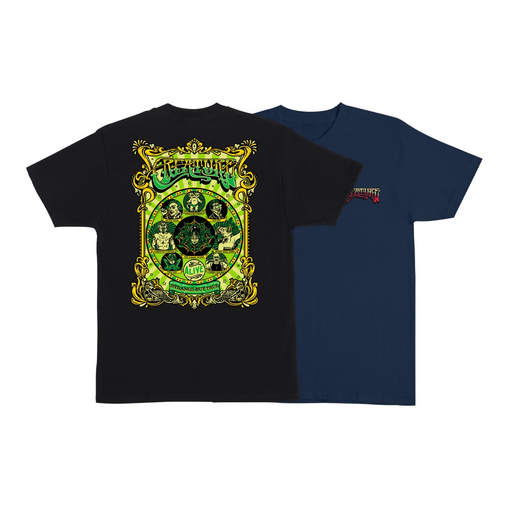 クリーチャー CREATURE<br>SIDESHOW REGULAR S/S SHIRT<br>Tシャツ 半袖 ストリート スケーター メンズ ファッション スケートボード スケボー sk8 skateboard【26SP】