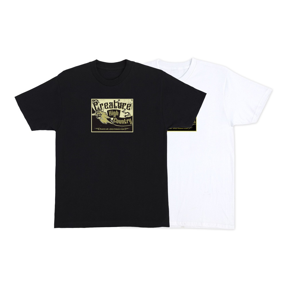 クリーチャー CREATURE<br>HIGH COUNTRY REGULAR S/S SHIRT<br>Tシャツ 半袖 ストリート スケーター メンズ ファッション スケートボード スケボー sk8 skateboard【26SP】