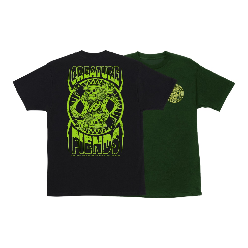 クリーチャー CREATURE<br>HESHKING RELIC REGULAR S/S SHIRT<br>Tシャツ 半袖 ストリート スケーター メンズ ファッション スケートボード スケボー sk8 skateboard【26SP】