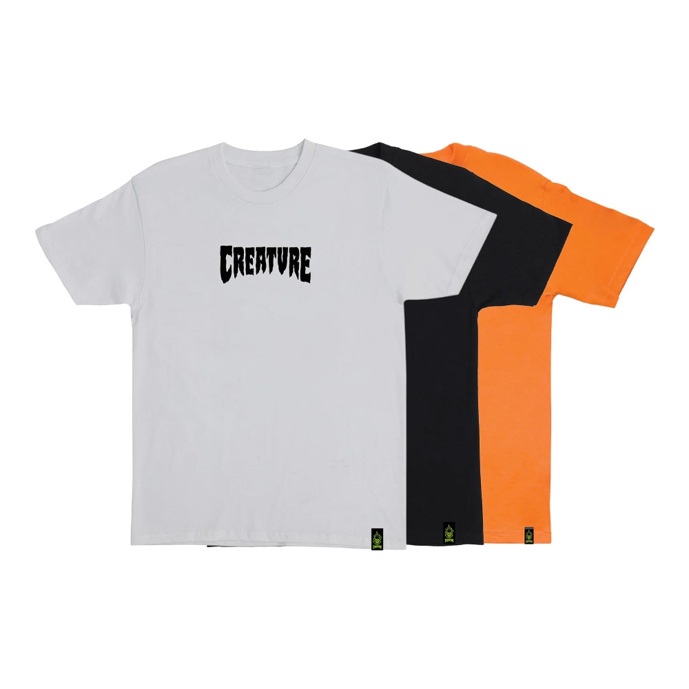 クリーチャー CREATURE<br>MONO REGULAR S/S SHIRT<br>Tシャツ 半袖 ストリート スケーター メンズ ファッション スケートボード スケボー sk8 skateboard【26SP】