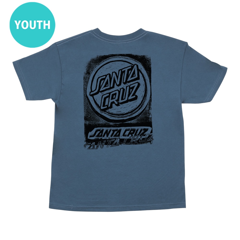 サンタクルーズ SANTA CRUZ<br>CUT OPUS S/S REGULAR T-SHIRT YOUTH<br>ユースサイズTシャツ 子供用  ストリートファッション 小学生 おしゃれ スケートボード スケボー sk8 skateboard【26SP】