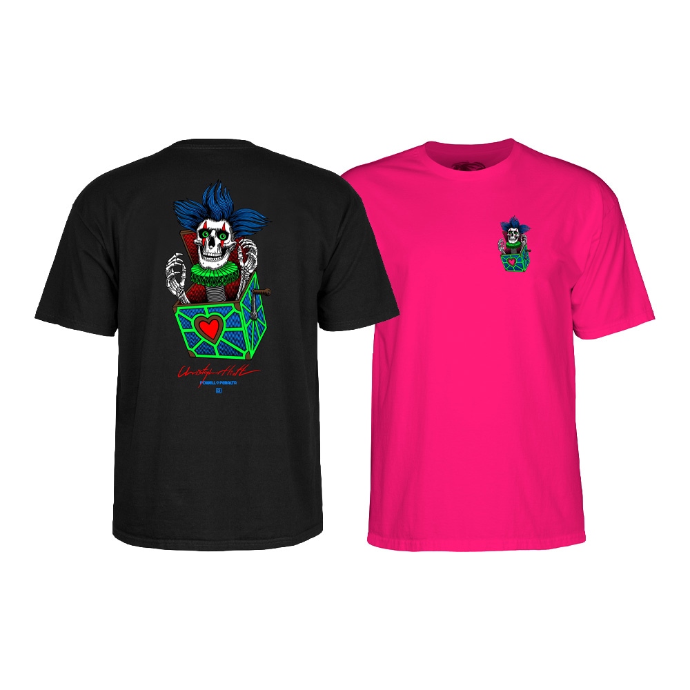 パウエル・ペラルタ POWELL PERALTA<br>CHRIS HIETT SKULL S/S T-SHIRT<br>Tシャツ 半袖 クリストファー・ハイエット メンズ スケートボード スケボー sk8 skateboard ストリート ファッション おしゃれ オールドスクール【26SS】