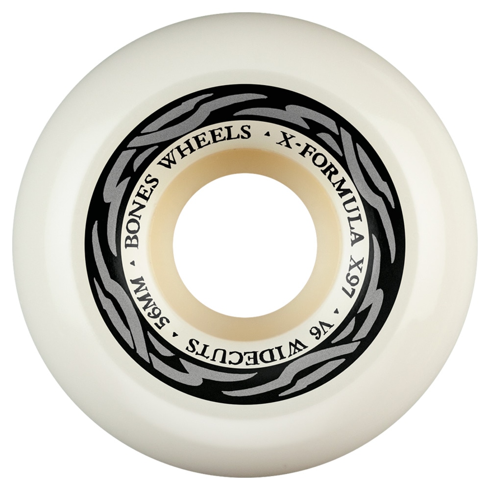 ボーンズ ウィール BONES WHEELS<br>56mm X-FORMULA V6 WIDE-CUT 97A  WHEELS<br>ハードウィール 4個セット エックスフォーミュラー X97 スケートボード スケボー skateboard タイヤ【2603】