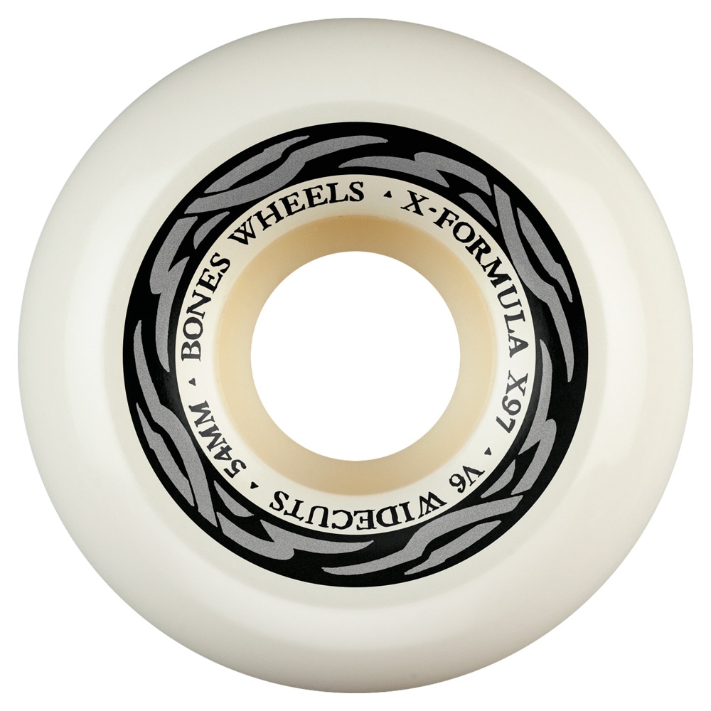 ボーンズ ウィール BONES WHEELS<br>54mm X-FORMULA V6 WIDE-CUT 97A  WHEELS<br>ハードウィール 4個セット エックスフォーミュラー X97 スケートボード スケボー skateboard タイヤ【2603】