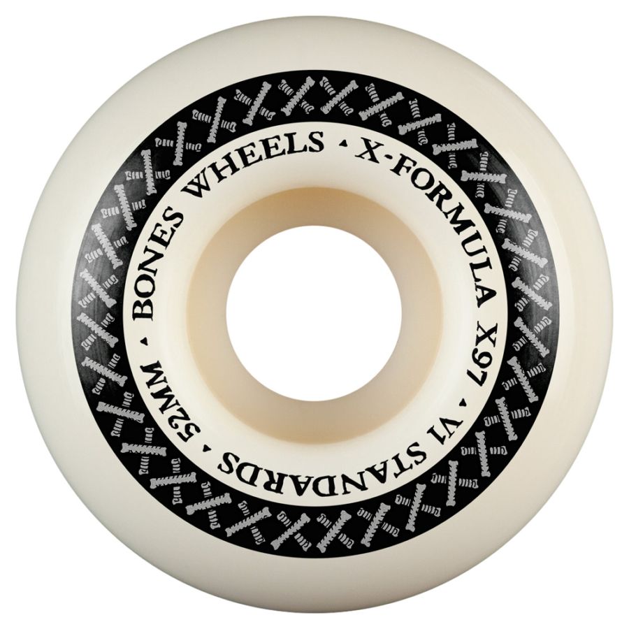 ボーンズ ウィール BONES WHEELS<br>52mm X-FORMULA V1 STANDARD 97A  WHEELS<br>ハードウィール 4個セット エックスフォーミュラー X97 スケートボード スケボー skateboard タイヤ【2603】