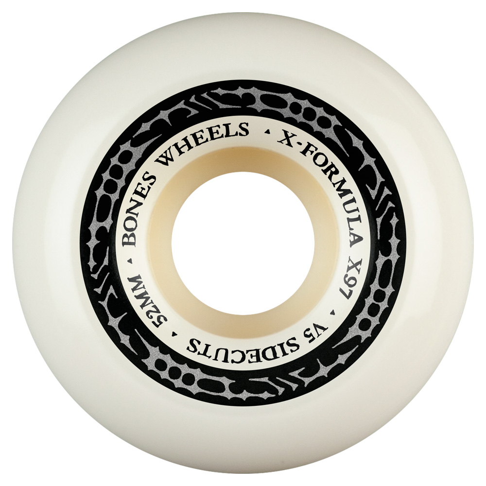 ボーンズ ウィール BONES WHEELS<br>52mm X-FORMULA V5 SIDE-CUT 97A  WHEELS<br>ハードウィール 4個セット エックスフォーミュラー X97 スケートボード スケボー skateboard タイヤ【2603】