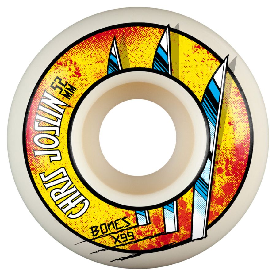 ボーンズ ウィール BONES WHEELS<br>52mm X-FORMULA JOSLIN SLICE OF LIFE V1 STANDARD 99A  WHEELS<br>ハードウィール 4個セット エックスフォーミュラー X99 クリス・ジョスリン スケートボード スケボー skateboard タイヤ【2603】