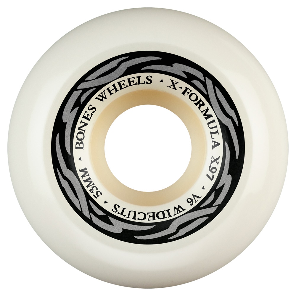 ボーンズ ウィール BONES WHEELS<br>53mm X-FORMULA V6 WIDE-CUT 97A  WHEELS<br>ハードウィール 4個セット エックスフォーミュラー X97 スケートボード スケボー skateboard タイヤ【2603】