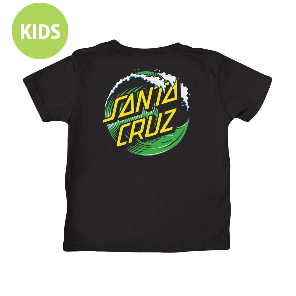 サンタクルーズ SANTA CRUZ<br>WAVE DOT S/S T-SHIRT KIDS<br>Tシャツ キッズ トドラー 子供服 ギフト プレゼント<br>誕生 出産 お祝い スケートボード スケボー sk8 skateboard【26SP】