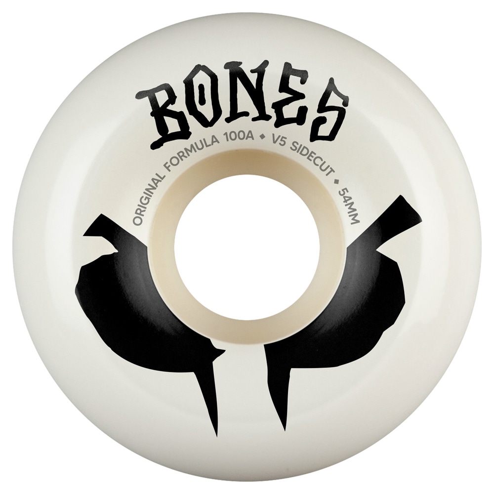 ボーンズ ウィール BONES WHEELS<br>54mm OG FORMULA 100A V5 SIDECUT WHEELS<br>ウィール スケートボード スケボー 4個1セット(スケートボード1台分) sk8 skateboard【2604】