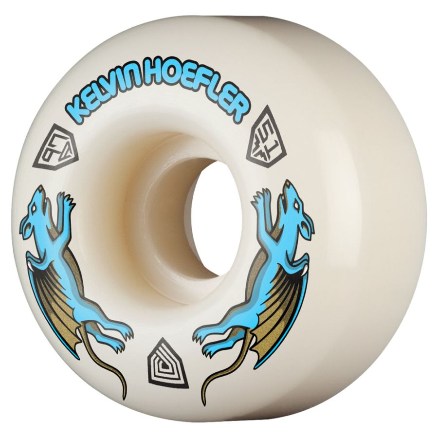 パウエル・ペラルタ POWELL PERALTA<br>51mm x 31mm V1 NANO RATS HOEFLER DRAGON FORMULA BLUE 97A WHEEL<br>ハードウィール (4個セット) ドラゴンフォーミュラ ナノ・ラット スケートボード スケボー sk8 skateboard タイヤ ローラー 車輪 速い【2503】