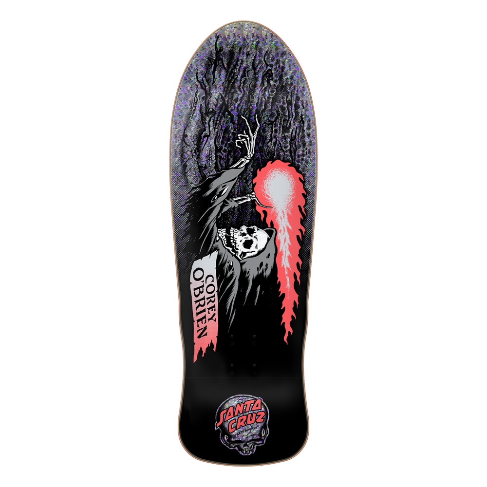 サンタクルーズ SANTA CRUZ<br>スケボー デッキ 9.84 OBRIEN REAPER REISSUE DECK<br>プリズム コーリー・オブライエン 80' リイシュー オールドスクール 復刻  スケートボード 板【2606】