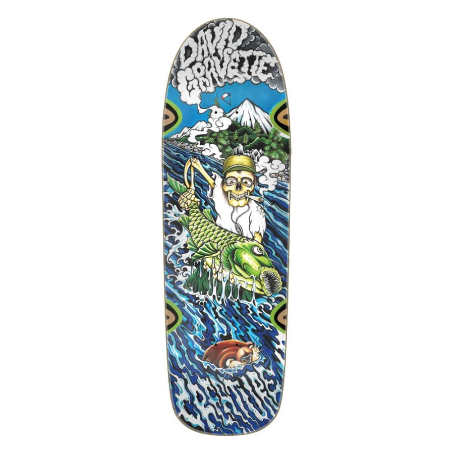 クリーチャー CREATURE<br>スケボー デッキ 9.0 GRAVETTE HIPPIE FALLS PRO DECK<br>デビッド・グラベッティ プロモデル スケートボード ストリート sk8 skateboard 板【2606】