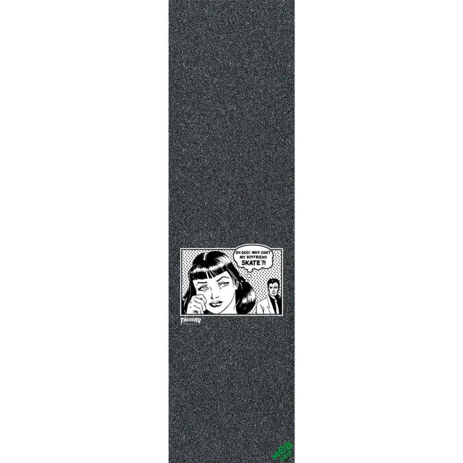 モブグリップ MOB GRIP<br>9in x 33in THRASHER BOYFRIEND SHEET<br>グリップテープ デッキテープ スラッシャー マガジン スケートボード スケボー sk8 skateboard【2511】