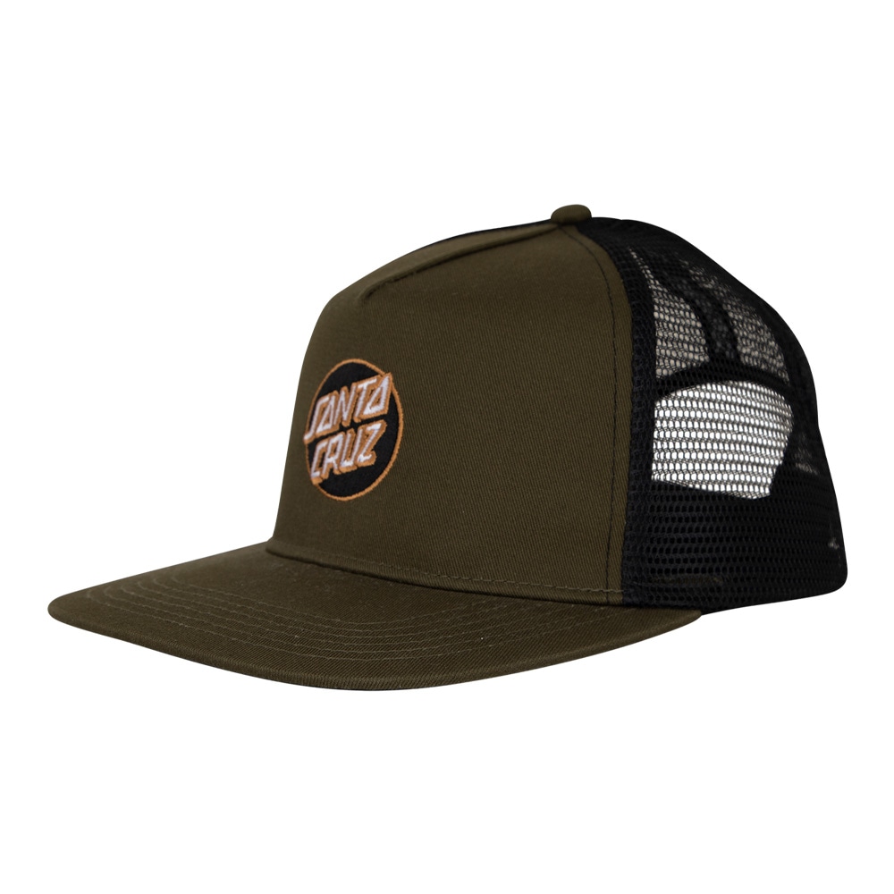 サンタクルーズ SANTA CRUZ<br>CRUZ EMBROIDERED MESH TRUCKER HAT<br>キャップ トラッカーハット 帽子 CAP メンズ スケートボード スケボー ストリート スケーター ファッション sk8 skateboard【26SM】