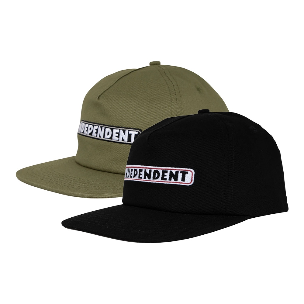 インディペンデント INDEPENDENT<br>BAR LOGO SNAPBACK HAT<br>キャップ スナップバック ハット 帽子 CAP メンズ スケートボード スケボー ストリート スケーター ファッション sk8 skateboard【26SM】
