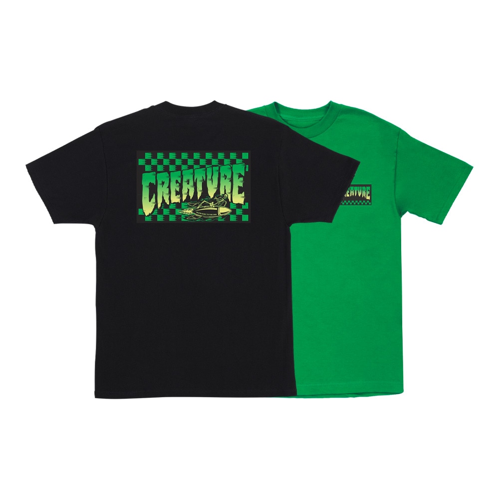 クリーチャー CREATURE<br>DEATH RIDER REGULAR S/S SHIRT<br>Tシャツ 半袖 ストリート スケーター メンズ ファッション スケートボード スケボー sk8 skateboard【26SM】