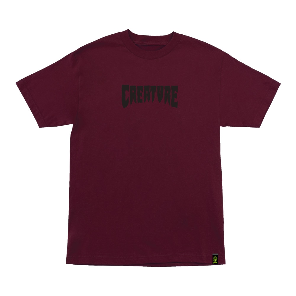 クリーチャー CREATURE<br>MONO REGULAR S/S SHIRT<br>Tシャツ 半袖 ストリート スケーター メンズ ファッション スケートボード スケボー sk8 skateboard【26SM】