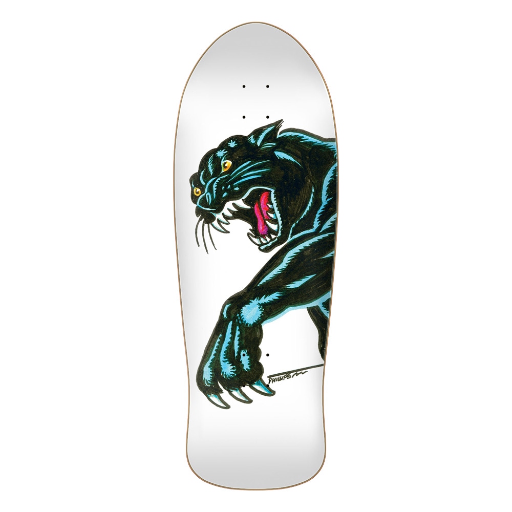 サンタクルーズ SANTA CRUZ<br>スケボー デッキ 10.54 NATAS SKETCH PANTHER RE-ISSUE DECK<br>ナタス・カウパス プロモデル スケートボード ストリート sk8 skateboard 板【2608】