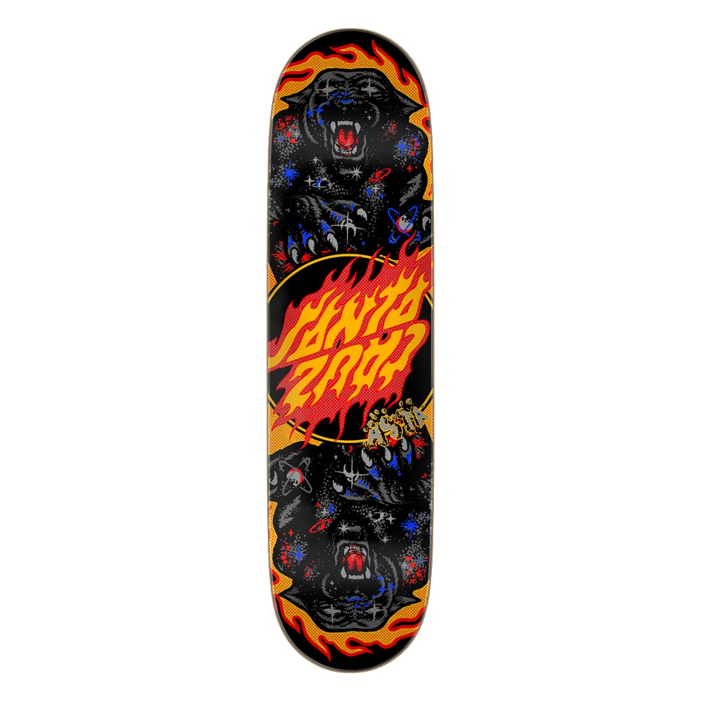 サンタクルーズ SANTA CRUZ<br>スケボー デッキ 8.2 ASTA COSMIC CAT TWIN DECK<br>トム・アスタ スケートボード ストリート sk8 skateboard 板【2608】