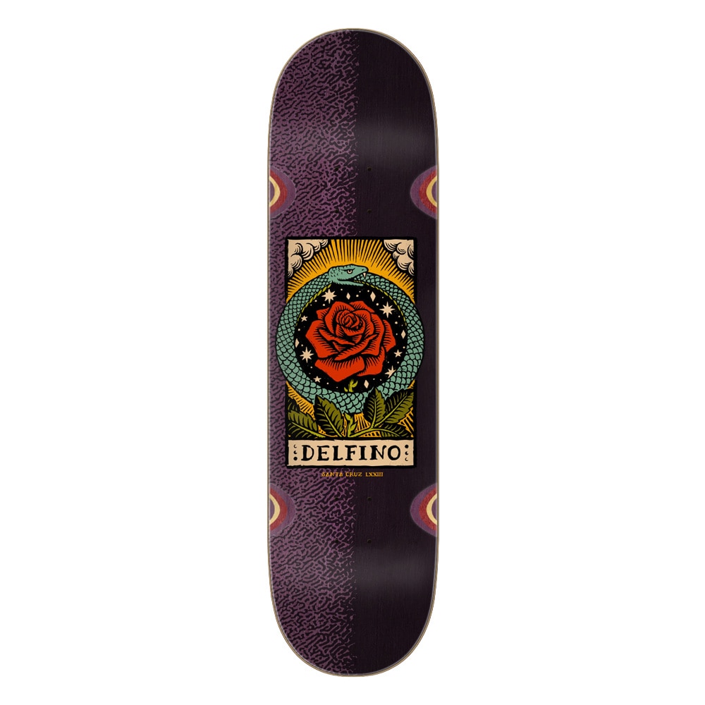 サンタクルーズ SANTA CRUZ<br>スケボー デッキ 8.25 DELFINO OUROBOROS PRO DECK<br>デルフィーノ・ファビアナ プロモデル スケートボード ストリート sk8 skateboard 板【2608】