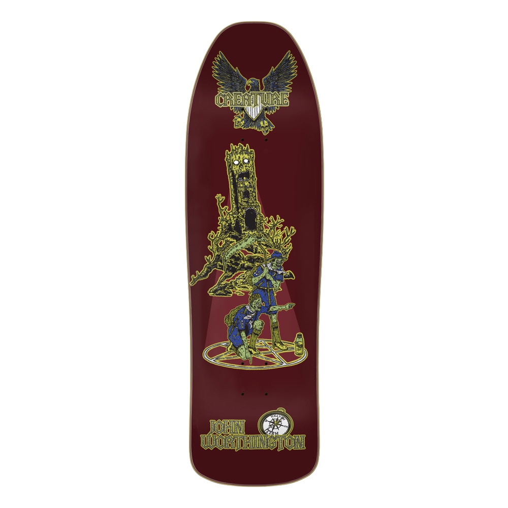 クリーチャー CREATURE<br>スケボー デッキ 9.34 WORTHINGTON SCOUT VX PRO DECK<br>ジョン・ワージントン ブイエックス スケートボード ストリート sk8 skateboard 板【2608】