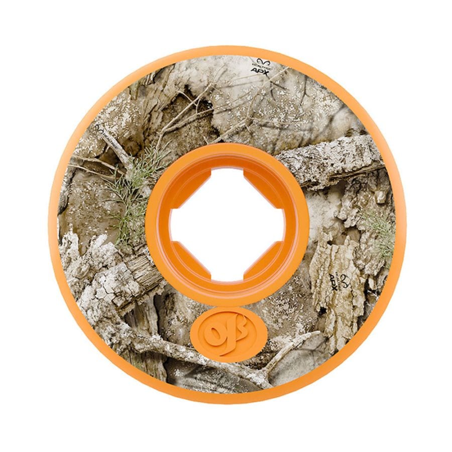 オージェイウィール OJ WHEELS<br>56mm REALTREE APX KEYFRAME 2 ORANGE 92A WHEELS<br>ソフトウィール 4個セット リアルツリー キーフレーム スケートボード スケボー sk8 skateboard タイヤ ローラー 車輪 【2606】