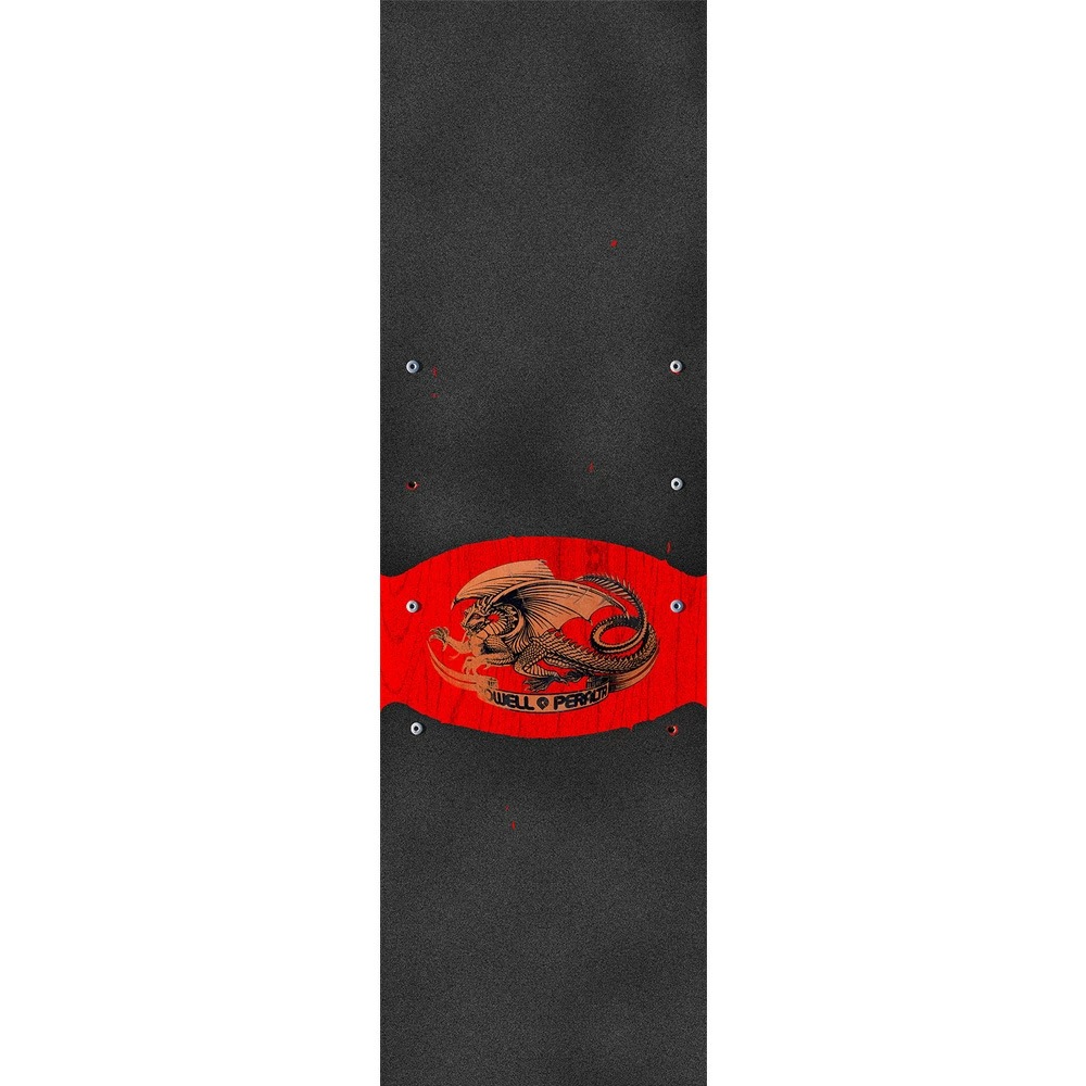 パウエル・ペラルタ POWELL PERALTA<br>10.5in x 33in OVAL DRAGON GRIP TAPE SHEET<br>グリップテープ デッキテープ ボーンズ スケートボード スケボー sk8 skateboard【2307】