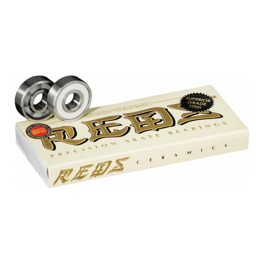 ボーンズ ベアリング BONES BEARINGS<br>Ceramic Super REDS Bearings(8pack)<br>スケートボード スケボー sk8 skateboard