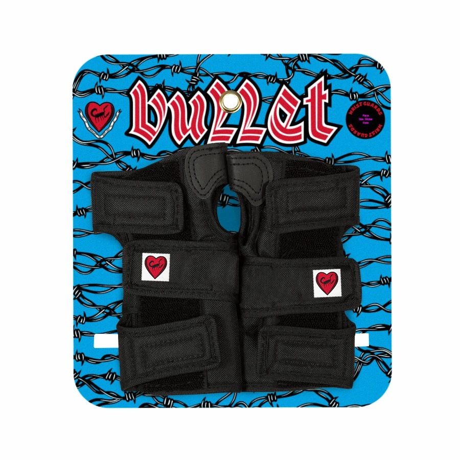 バレット BULLET<br>WRIST GUARD<br>リストガード 左右1セット 手首 プロテクター ガード 初心者 スケートボード スケボー sk8 skateboard