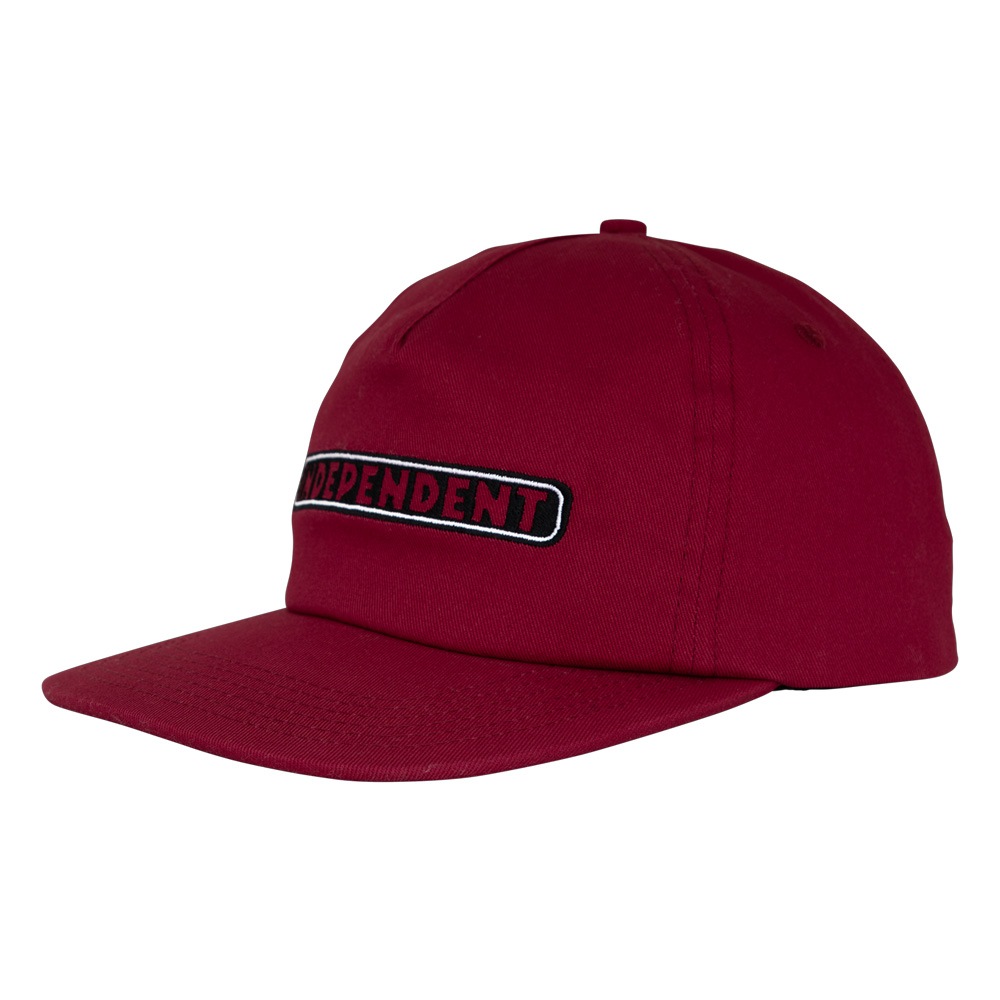 インディペンデント INDEPENDENT<br>BAR LOGO SNAPBACK HAT<br