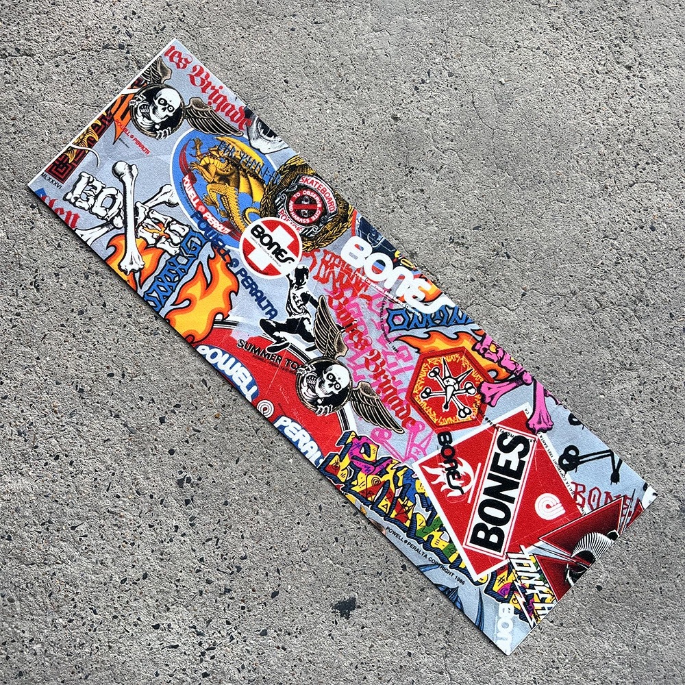 パウエル・ペラルタ POWELL PERALTA<br>10.5in x 33in COLLAGE GRIP TAPE SHEET<br>グリップテープ デッキテープ コラージュ スケートボード スケボー sk8 skateboard【2412】
