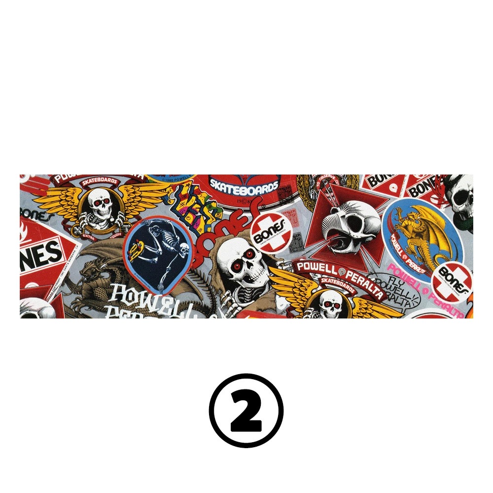 パウエル・ペラルタ POWELL PERALTA<br>10.5in x 33in COLLAGE GRIP TAPE SHEET<br>グリップテープ デッキテープ コラージュ スケートボード スケボー sk8 skateboard【2412】