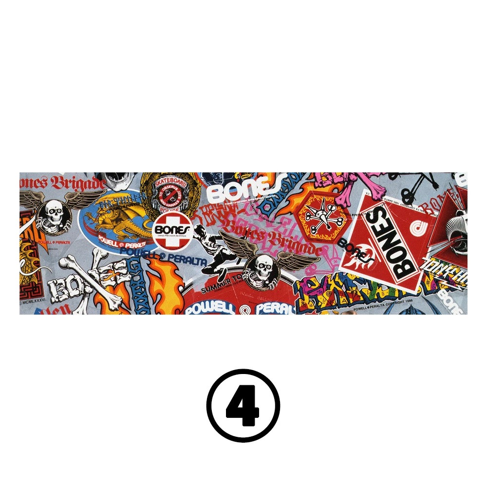 パウエル・ペラルタ POWELL PERALTA<br>10.5in x 33in COLLAGE GRIP TAPE SHEET<br>グリップテープ デッキテープ コラージュ スケートボード スケボー sk8 skateboard【2412】