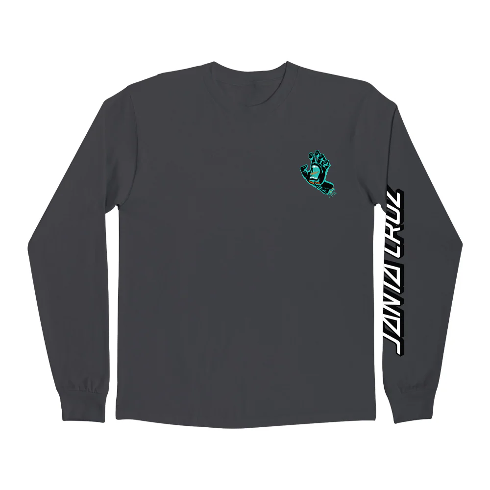 サンタクルーズ SANTA CRUZ<br>SCREAMING HAND L/S REGULAR T-SHIRT<br> Tシャツ TEE 長袖 スクリーミングハンド メンズ ストリート スケーター ファッション スケートボード スケボー sk8 skateboard【25HD】