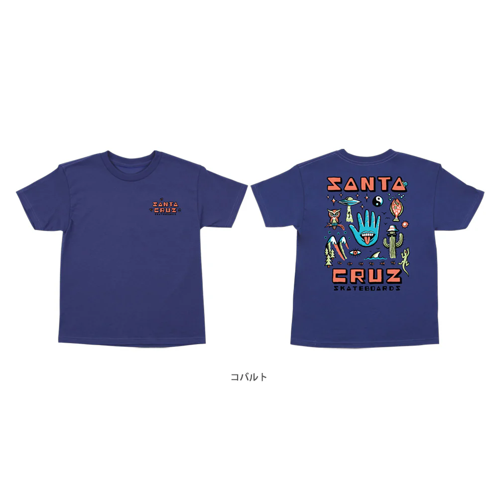 サンタクルーズ SANTA CRUZ<br>TRIPPER S/S REGULAR T-SHIRT YOUTH<br>ユースサイズTシャツ 子供用  ストリートファッション 小学生 おしゃれ スケートボード スケボー sk8 skateboard【25HD】