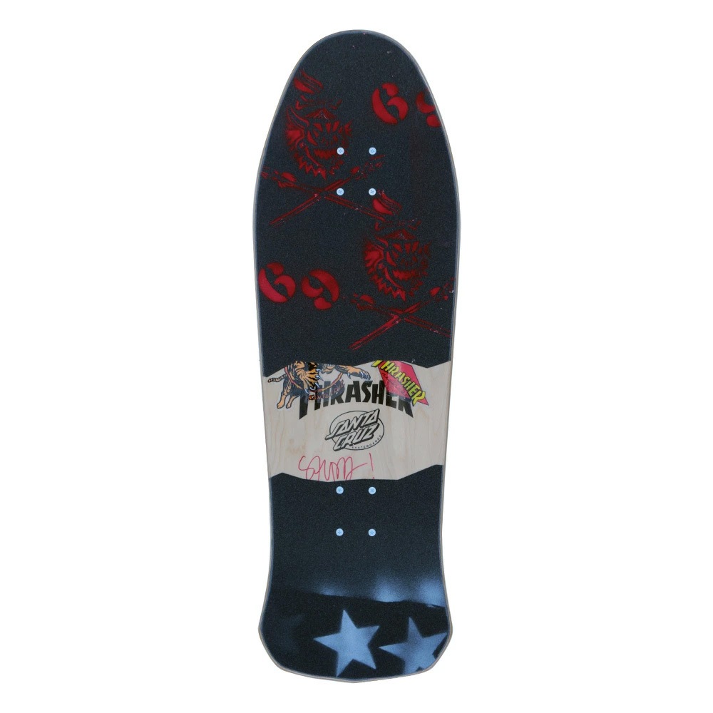 サンタクルーズ SANTA CRUZ<br>10.4 x 32.0inch TRASHER SALBA COVER SIGNED LTD CRUZER COMPLETE<br>コンプリート 完成組立品 スティーブ・アルバ サイン入り スラッシャー 限定 コラボ スケートボード スケボー ストリート sk8 skateboard【2312】