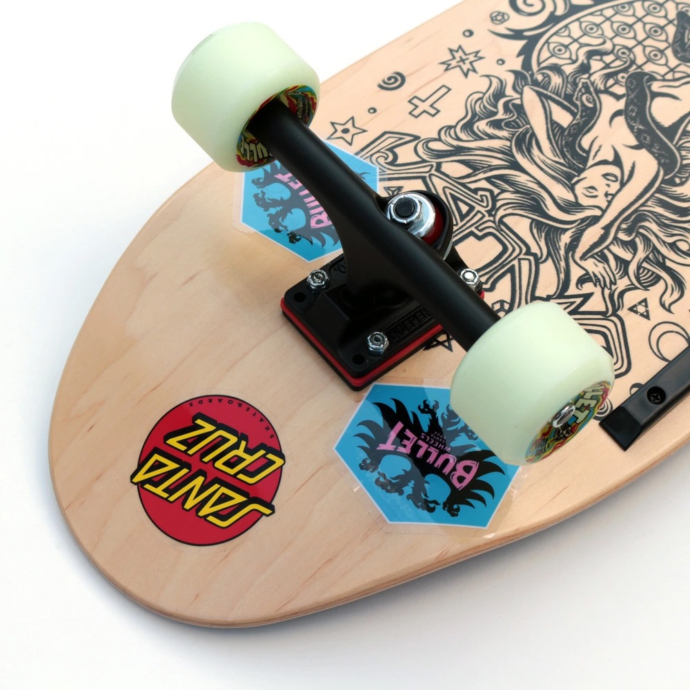 サンタクルーズ SANTA CRUZ<br>10.4 x 32.0inch TRASHER SALBA COVER SIGNED LTD CRUZER COMPLETE<br>コンプリート 完成組立品 スティーブ・アルバ サイン入り スラッシャー 限定 コラボ スケートボード スケボー ストリート sk8 skateboard【2312】