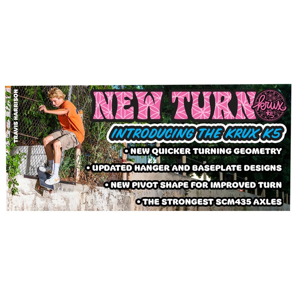 クラックス KRUX<br>8.25 K5 POLISHED SILVER STANDARD TRUCKS<br>トラック スケートボード スケボー sk8 skateboard 1個【2011】