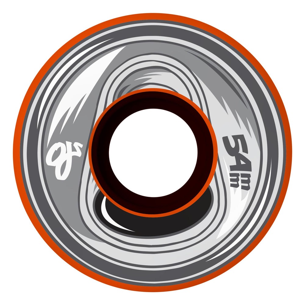 オージェイウィール OJ WHEELS<br>54mm FROZEN ENERGY KEYFRAME ORANGE