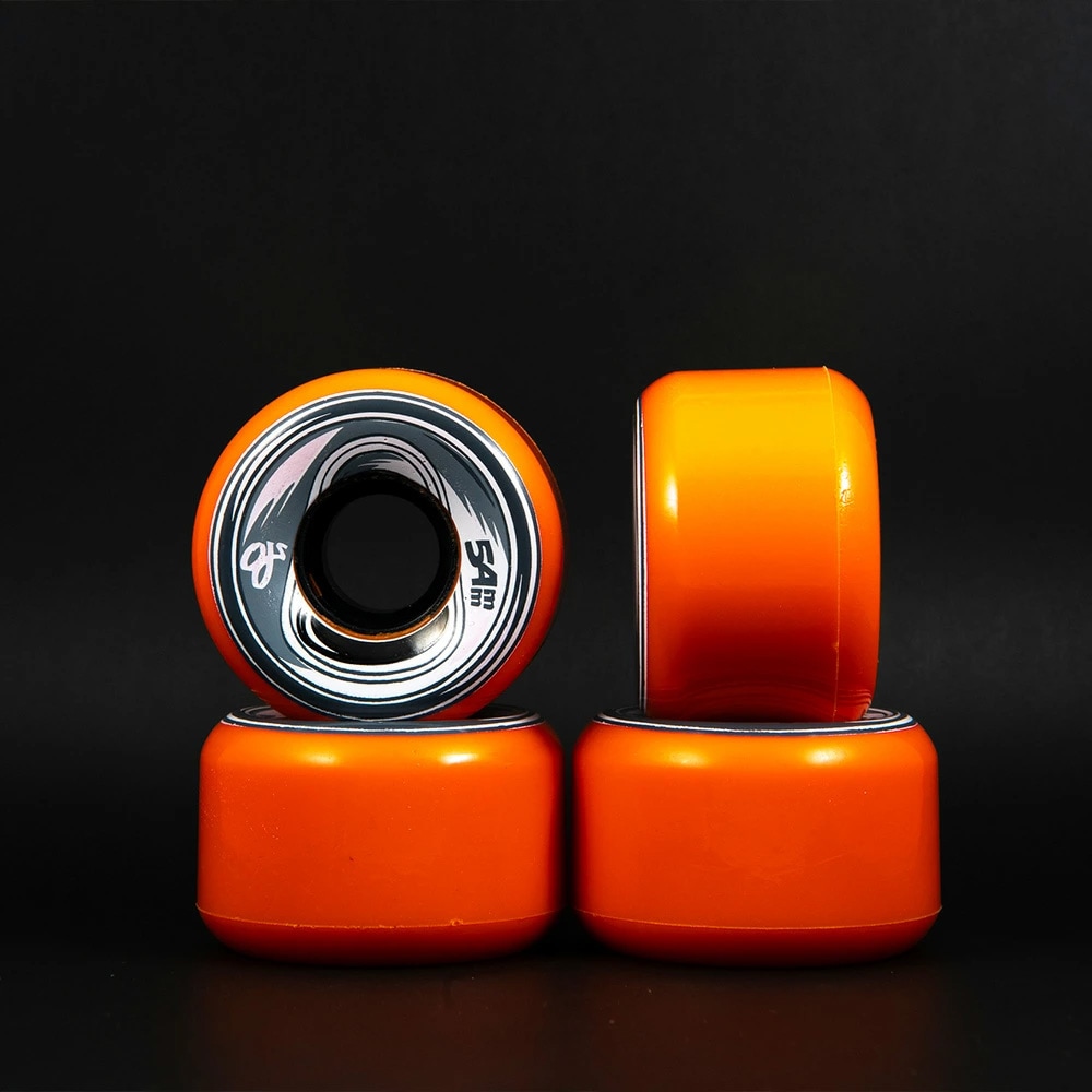Cali Orange SUTORI スケートボードウィール 4個セット オージェイウィール OJ WHEELS<br>54mm FROZEN ENERGY KEYFRAME ORANGE