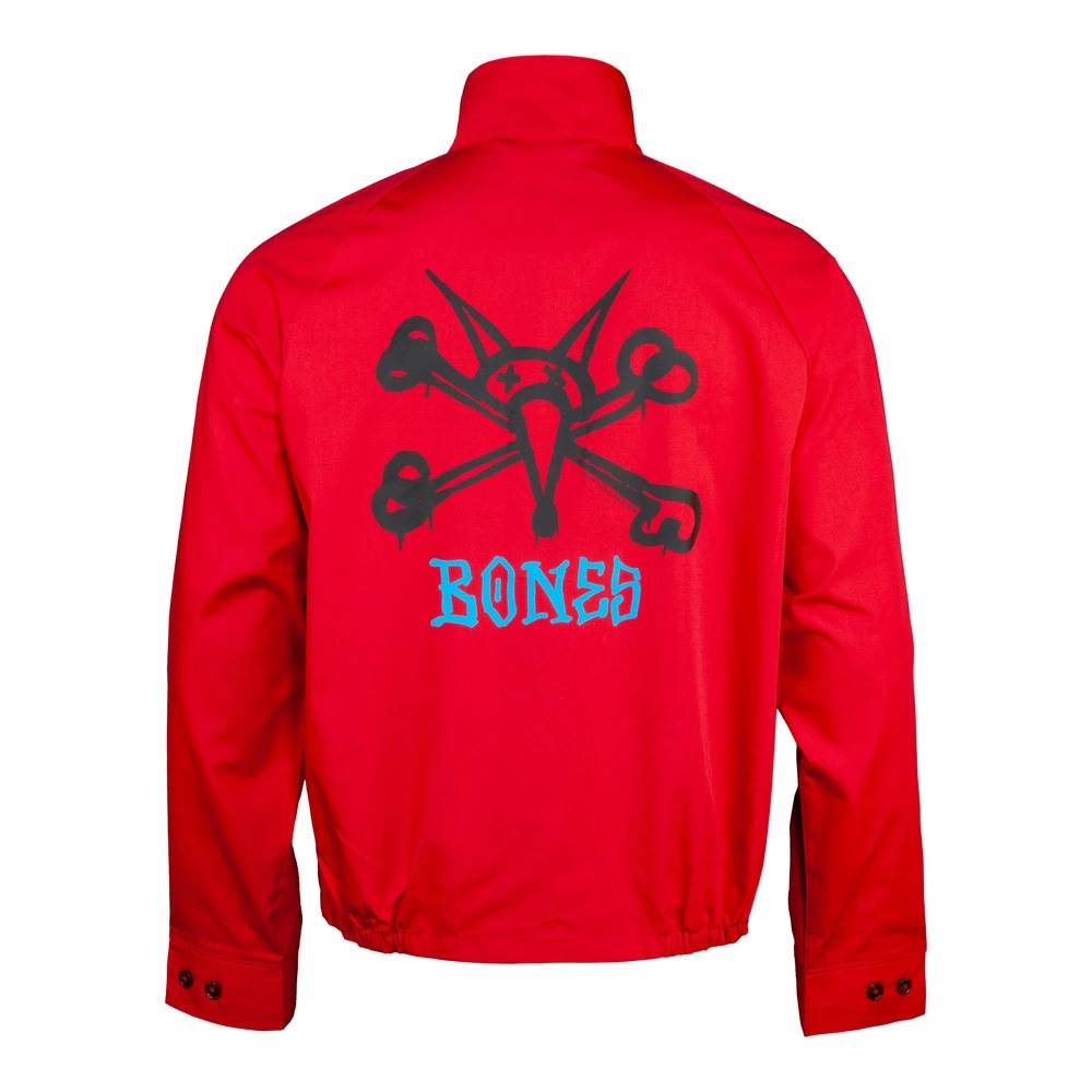 パウエル・ペラルタ POWELL PERALTA<br>VATO RAT JACKET RED<br>ジャケット バトラット アウター ストリート スケーター ファッション オールドスクール スケートボード スケボー sk8 skateboard【25SS】