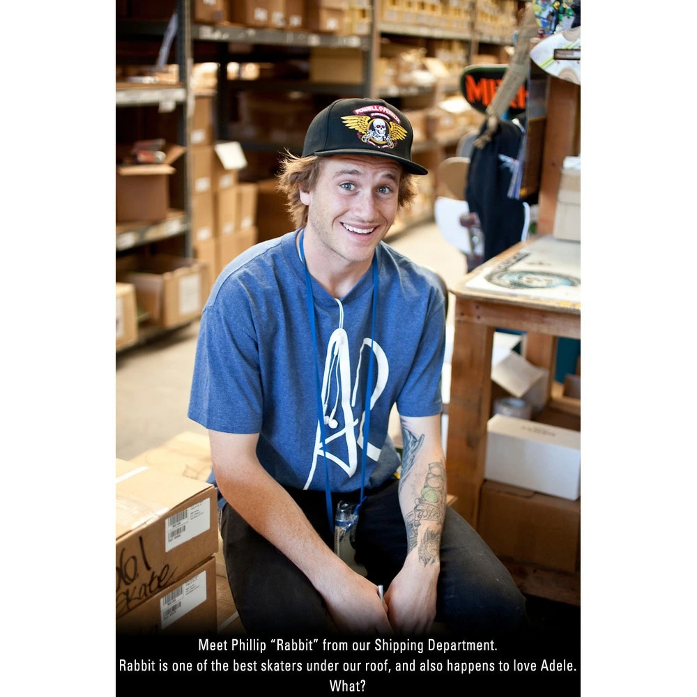 パウエル・ペラルタ POWELL PERALTA<br>WINGED RIPPER SNAP BACK CAP