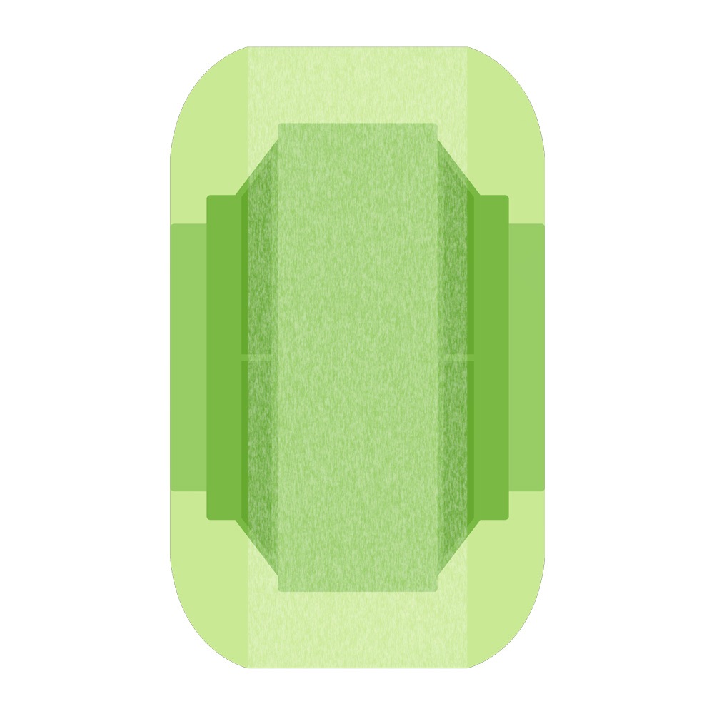 リクタ RICTA<br>57mm CLOUDS TRANSPARENT GREEN GITD 78A WHEELS<br>ソフトウィール 4個セット クラウズ クルーザー フィルマー スケートボード スケボー sk8 skateboard タイヤ ローラー 車輪 静か 速い【2507】