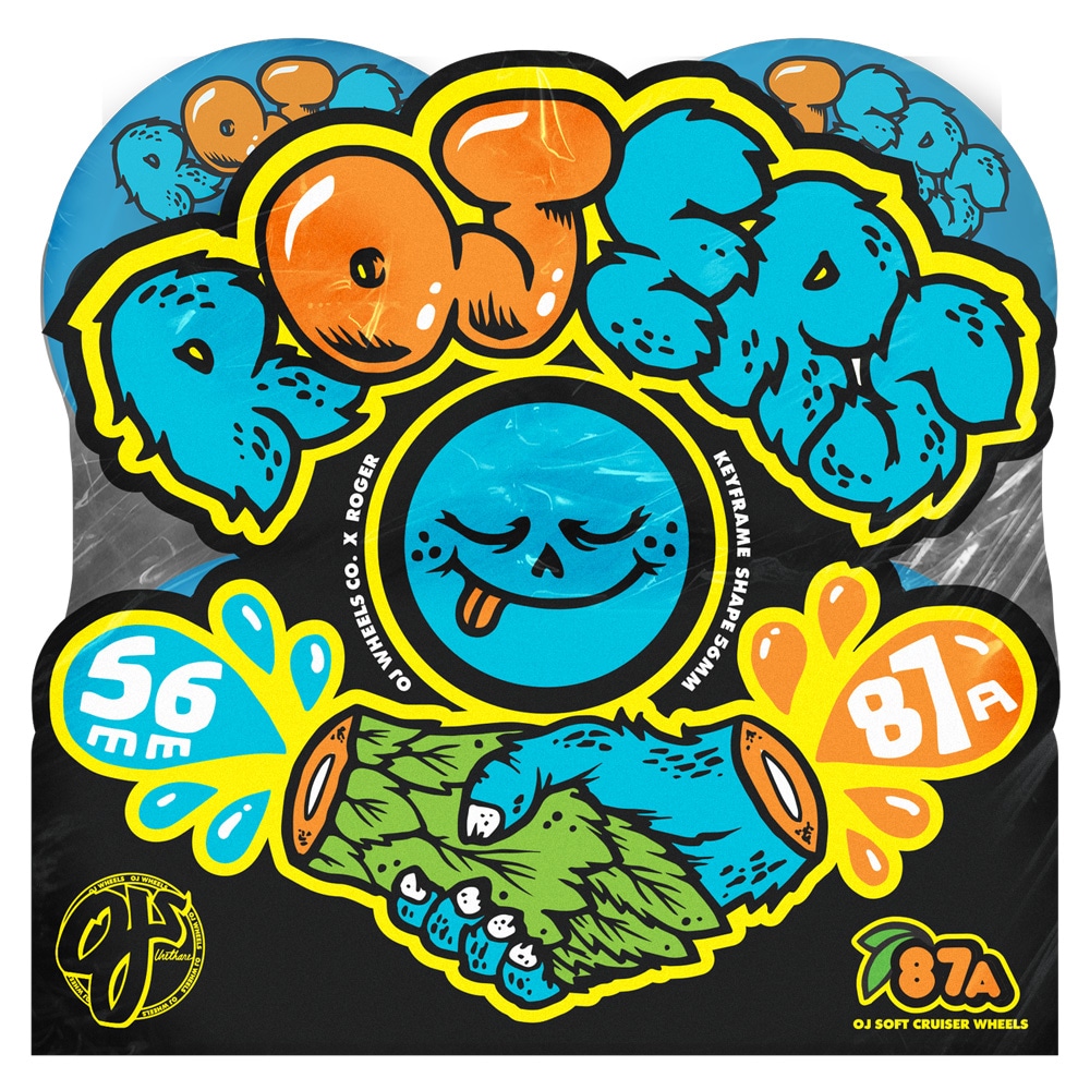 オージェイウィール OJ WHEELS<br>56mm ROJER SKATE CO KEYFRAME 87A