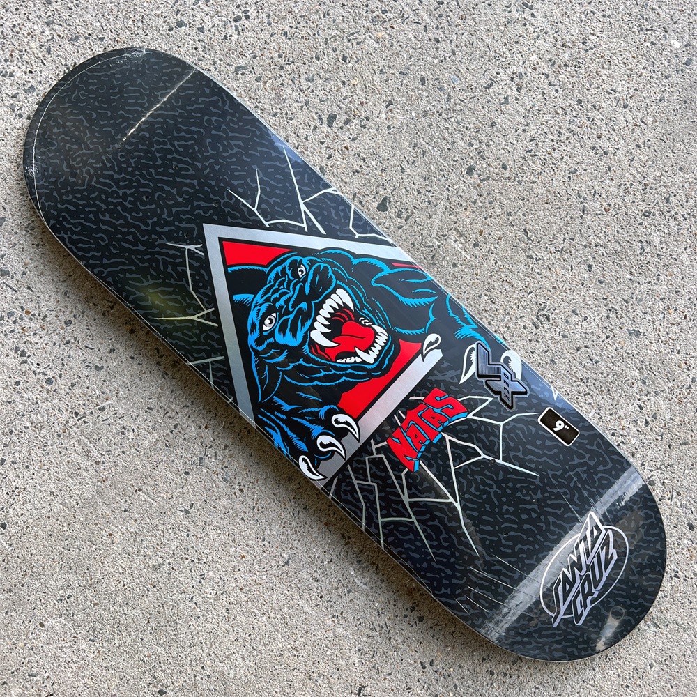 サンタクルーズ SANTA CRUZ<br>スケボー デッキ 9.0 NATAS SHATTERED PANTHER VX DECK<br>ナタス・カウパス プロモデル ブイエックス スケートボード ストリート sk8 skateboard 板【2602】