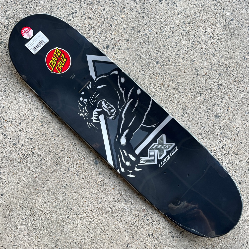 サンタクルーズ SANTA CRUZ<br>スケボー デッキ 9.0 NATAS SHATTERED PANTHER VX DECK<br>ナタス・カウパス プロモデル ブイエックス スケートボード ストリート sk8 skateboard 板【2602】