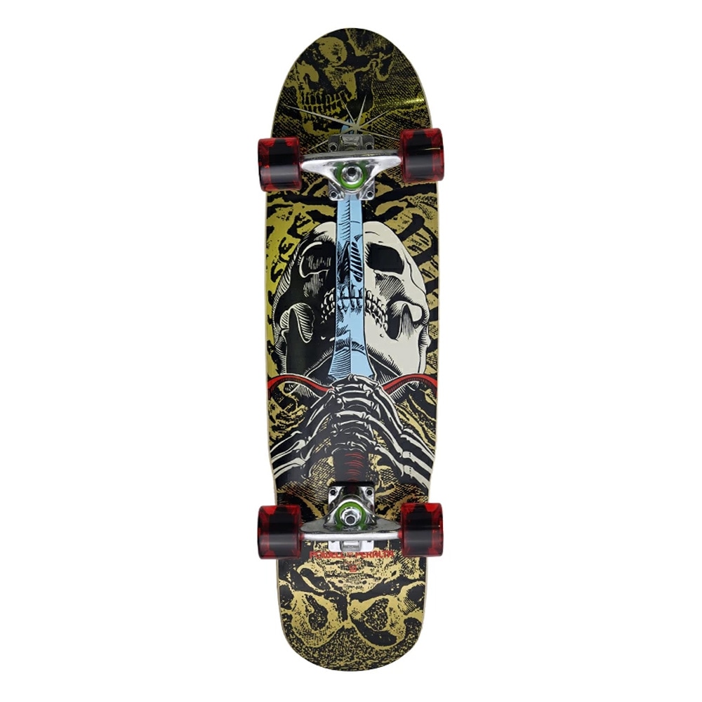 POWELL PERALTA8.0in x 30in SKULL & SWORD CRUISER COMPLETE 🏀 GOLD