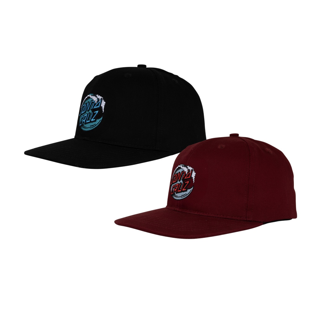 サンタクルーズ SANTA CRUZ<br>SIMPLIFIED WAVE DOT SNAPBACK HAT<br>キャップ スナップバック ハット 帽子 CAP メンズ スケートボード スケボー ストリート スケーター ファッション sk8 skateboard【25SM】