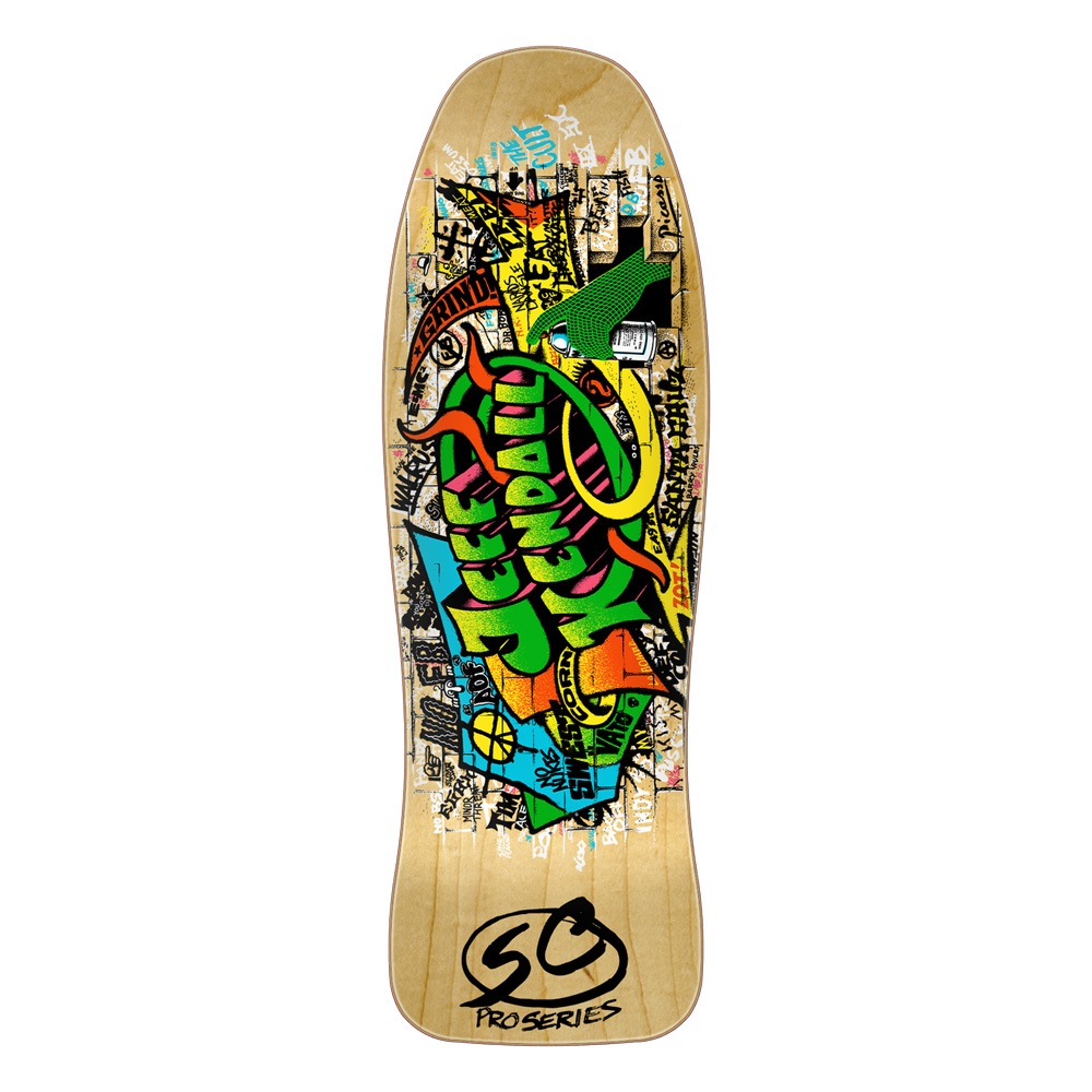 サンタクルーズ SANTA CRUZ<br>スケボー デッキ 9.69 KENDALL GRAFFITI